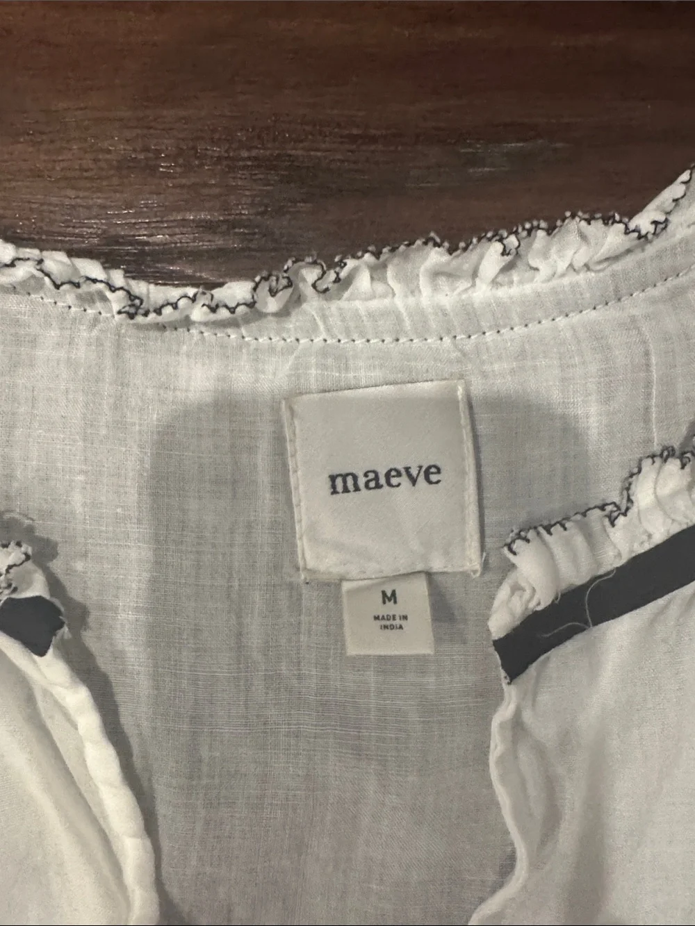 Anthropologie lightweight white